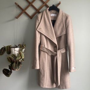 Calvin Klein wool wrap jacket size small